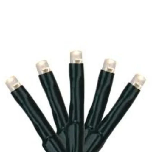 Outlet 200 Pure White Multi-Function LED M5 Mini Christmas Lights - 20.5 ft Green Wire Led