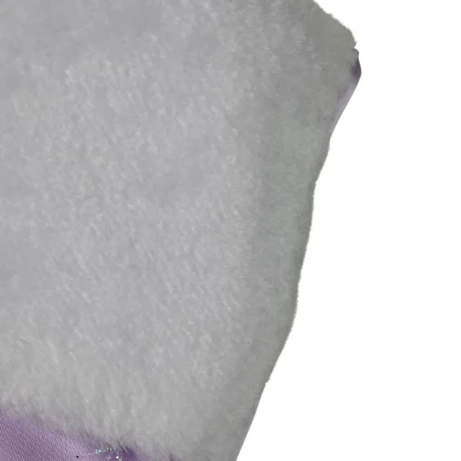 Sale 20" Purple and White Glittered Snowflake Christmas Stocking with Cuff Stockings