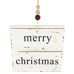 Online 8" Reclaimed Wood Merry Christmas Wall Sign Wall