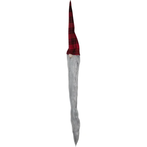 Best 30" Red and Black Plaid Hanging Christmas Gnome Gnomes