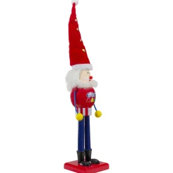 Sale 16.75" Red and Blue Dots Christmas Nutcracker Figurine Nutcrackers