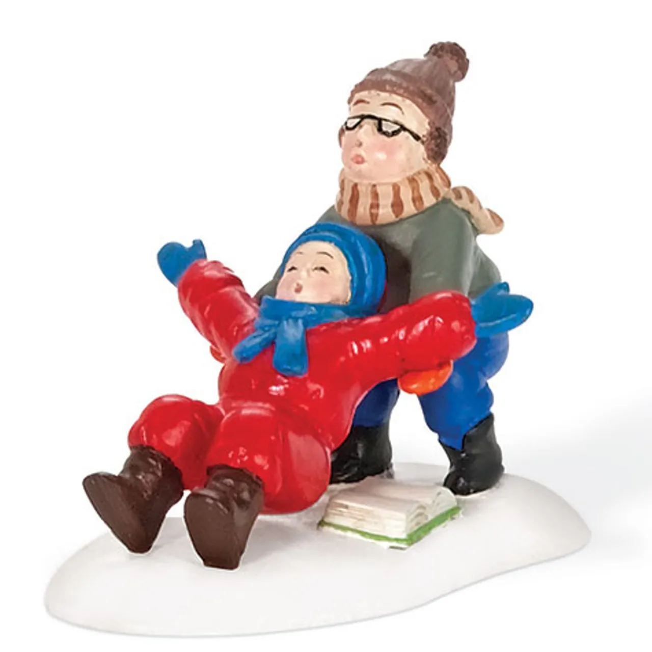 2" Red and Blue Ralphie to the Rescue Christmas Figurine Figurines