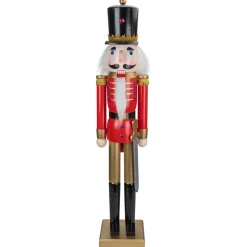 Online 36" Red and Gold Christmas Soldier Nutcracker with Sword Nutcrackers
