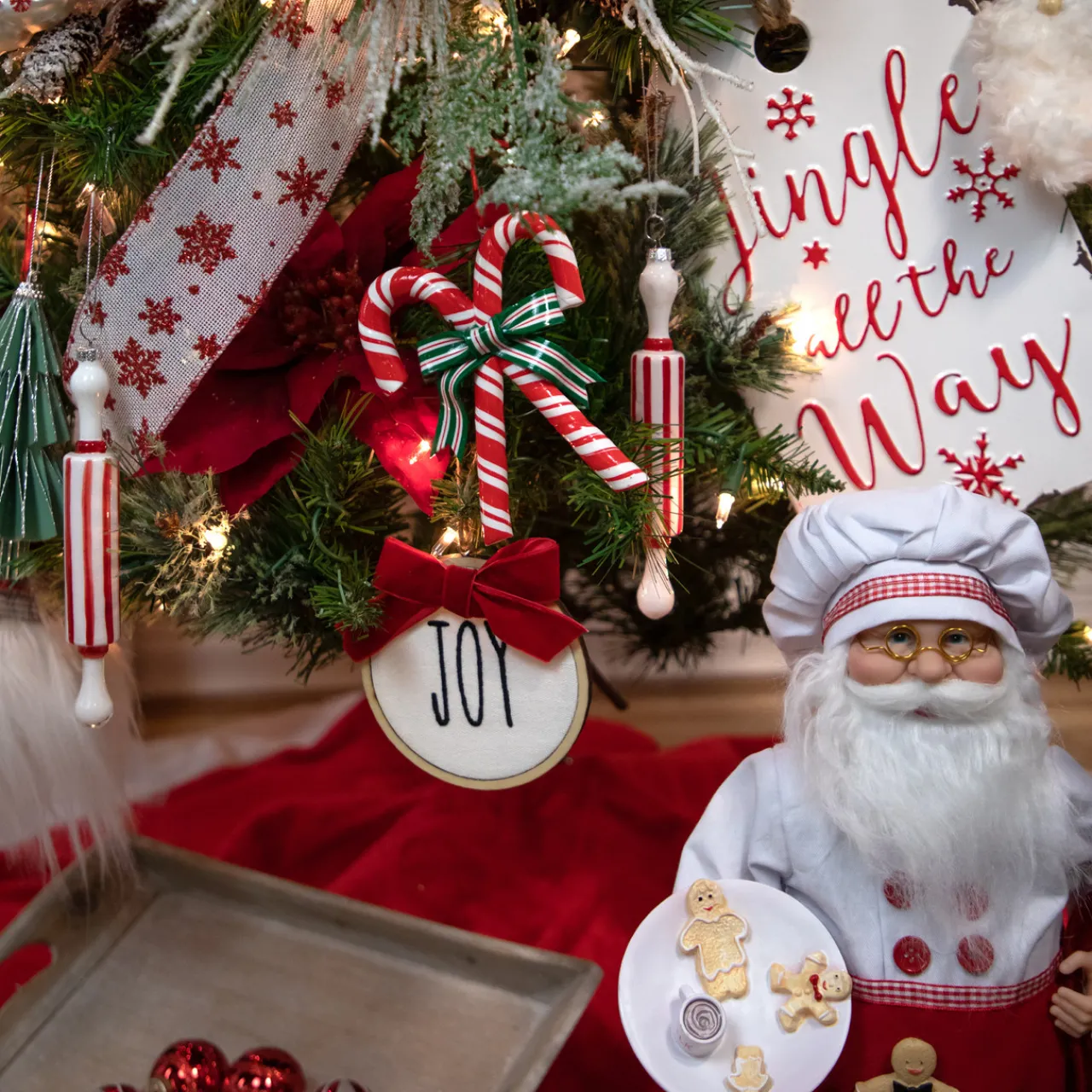 5.25" Red and White Candy Cane Christmas Ornament Food & Beverage