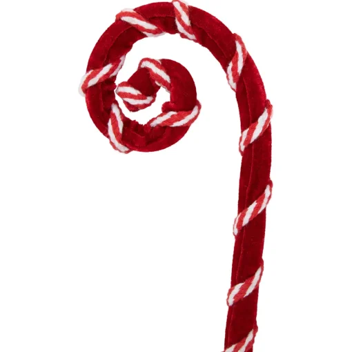 Online 27" Red and White Candy Cane Curls Christmas Spray Sprays, Picks & Branches