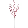 Outlet 24" Red and White Striped Candy Cane Curls Christmas Spray Sprays, Picks & Branches