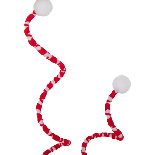 Outlet 24" Red and White Striped Candy Cane Curls Christmas Spray Sprays, Picks & Branches
