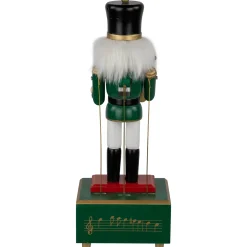 Sale 12" Red Animated and Musical Christmas Nutcracker with Trumpet Nutcrackers