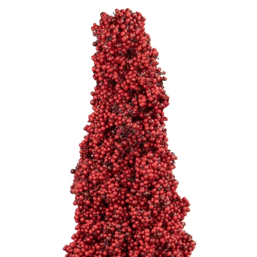 Discount 50" Red Berry Cone Potted Christmas Topiary Topiaries