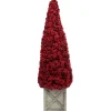 Hot 40" Red Berry Cone Potted Christmas Topiary Topiaries