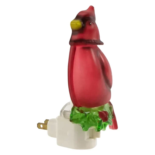 Online 5.5" Red Cardinal Bird Christmas Night Light Night Lights