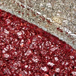 Hot 4.25' Red LED Lighted Ornament Arch Outdoor Christmas Decoration - Warm White Lights Lighted