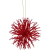 Hot 4.5" Red Starburst Christmas Ornament Symbols