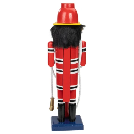 Hot 14 Red Wooden Fireman with Hose Christmas Nutcracker Nutcrackers