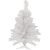 New 2' Rockport White Pine Artificial Christmas Tree, Unlit Colorful