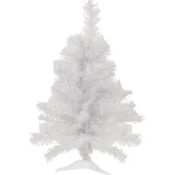 New 2' Rockport White Pine Artificial Christmas Tree, Unlit Colorful