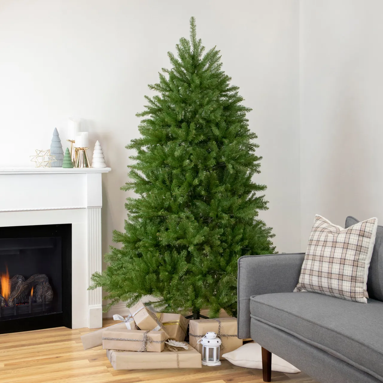 Sale 6.5' Rockwood Pine Artificial Christmas Tree, Unlit Unlit