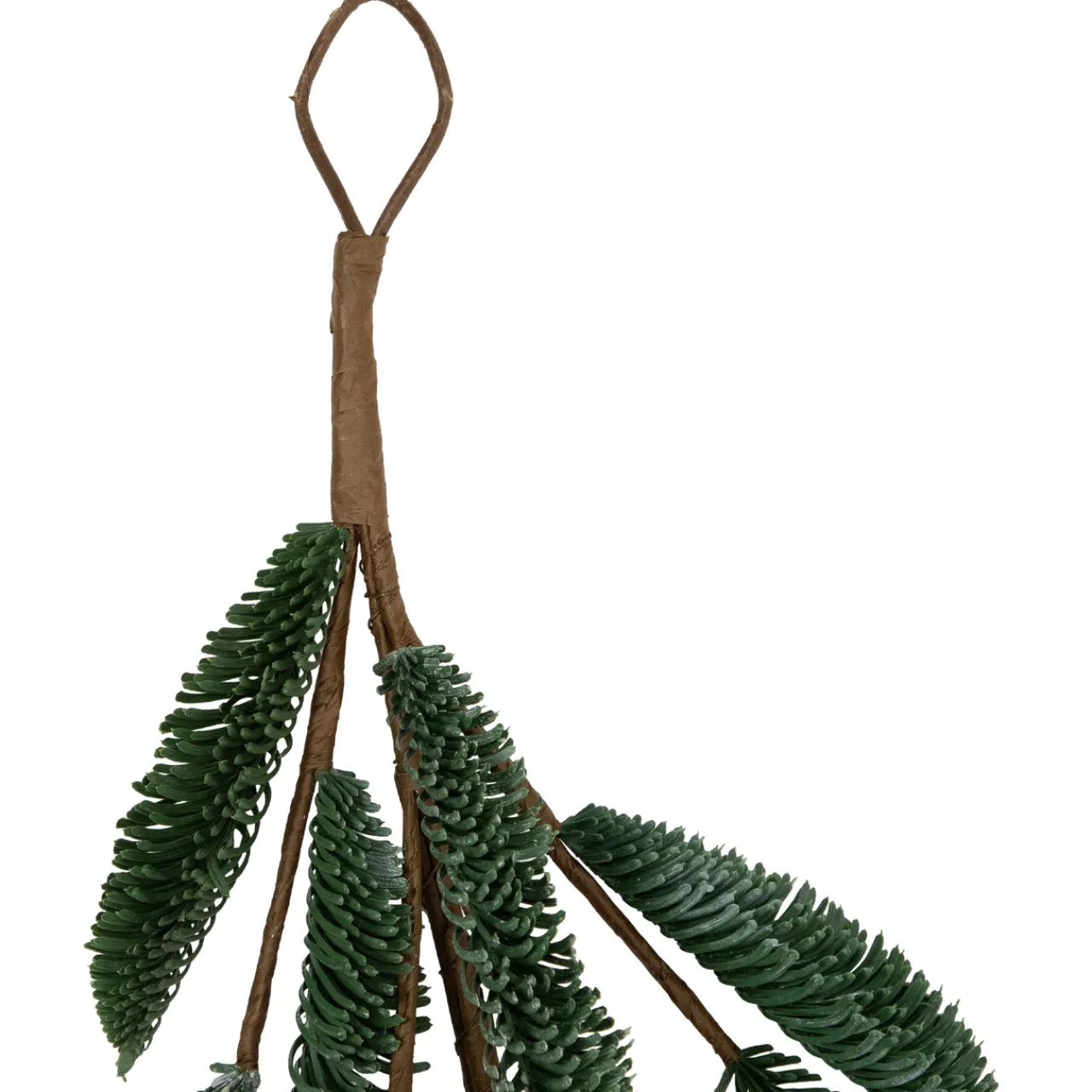 6' Rose Gold Ball Ornaments Artificial Christmas Garland, Unlit Pre Decorated