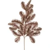 Sale 20" Rose Gold Pine Branch Artificial Christmas Spray Sprays, Picks & Branches