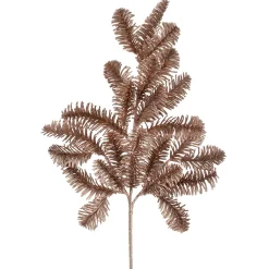 Sale 20" Rose Gold Pine Branch Artificial Christmas Spray Sprays, Picks & Branches
