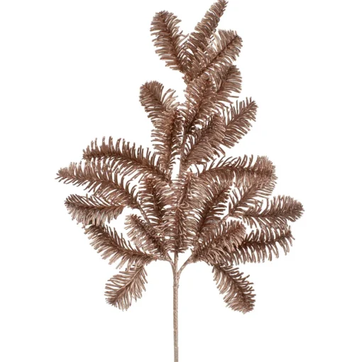 Sale 20" Rose Gold Pine Branch Artificial Christmas Spray Sprays, Picks & Branches
