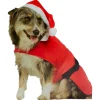 Clearance 32" Santa Claus Dog Costume With a Hat - Size: S Costumes
