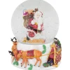 Sale 6.5" Santa Delivering Gifts Musical Christmas Snow Globe Snow Globes