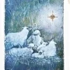 Online 5" Shephard Boy Watching the Star of Bethlehem Hanging Plaque Christmas Ornament Novelty