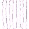 Sale 15' Shiny Pink Beaded Christmas Garland, Unlit Beaded