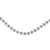 Discount 33' Shiny Silver Round Beaded Christmas Garland - Unlit Beaded