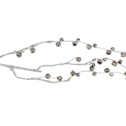 Outlet 41" Silver Hanging Jingle Bell Artificial Christmas Spray Bells