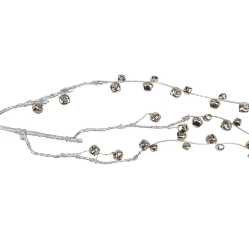 Outlet 41" Silver Hanging Jingle Bell Artificial Christmas Spray Bells
