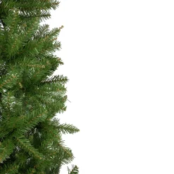 7.5' Silver Lake Fir Pencil Artificial Christmas Tree, Unlit Unlit