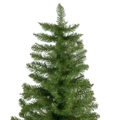 7.5' Silver Lake Fir Pencil Artificial Christmas Tree, Unlit Unlit