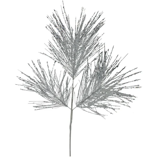 Sale 26" Silver Pine Artificial Christmas Pick Sprays, Picks & Branches