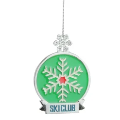 Discount 3.75" Ski Club Christmas Charm Ornament Sports