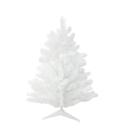Outlet 3' Snow White Pine Artificial Christmas Tree - Unlit Colorful
