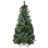 Hot 6' Snowy Mixed Montana Pine Artificial Christmas Tree - Unlit Flocked