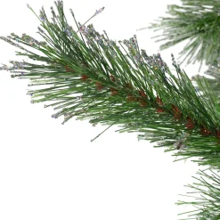 Hot 6' Snowy Mixed Montana Pine Artificial Christmas Tree - Unlit Flocked