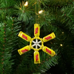 Outlet 4" Sugar Daddy Lollipop Snowflake Christmas Ornament Food & Beverage