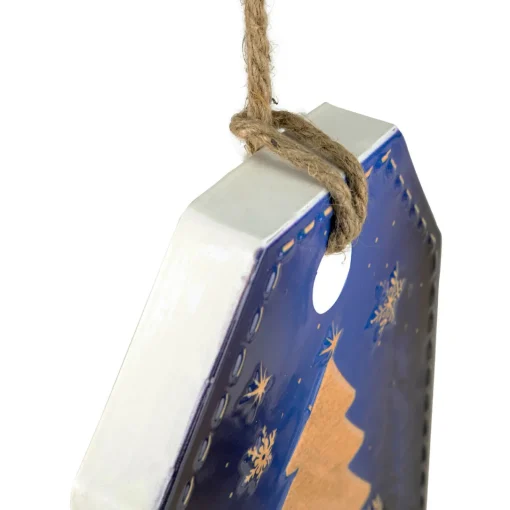 Outlet 12.25" Tis the Season to Sparkle Blue Christmas Gift Tag Wall Decoration Wall