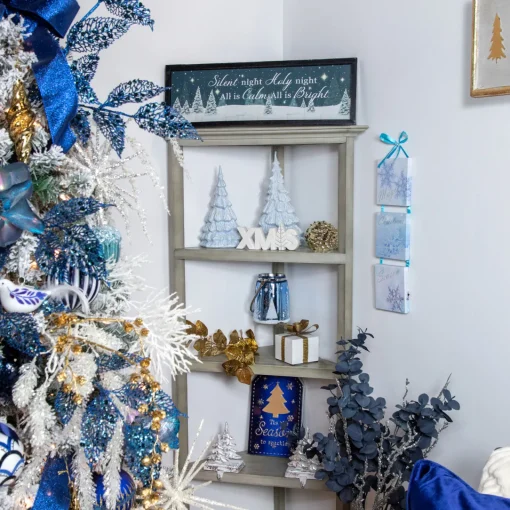 Outlet 12.25" Tis the Season to Sparkle Blue Christmas Gift Tag Wall Decoration Wall