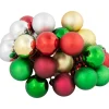 Best 6.75" Traditional Colors Shatterproof Ball Ornament Christmas Pick Sprays, Picks & Branches