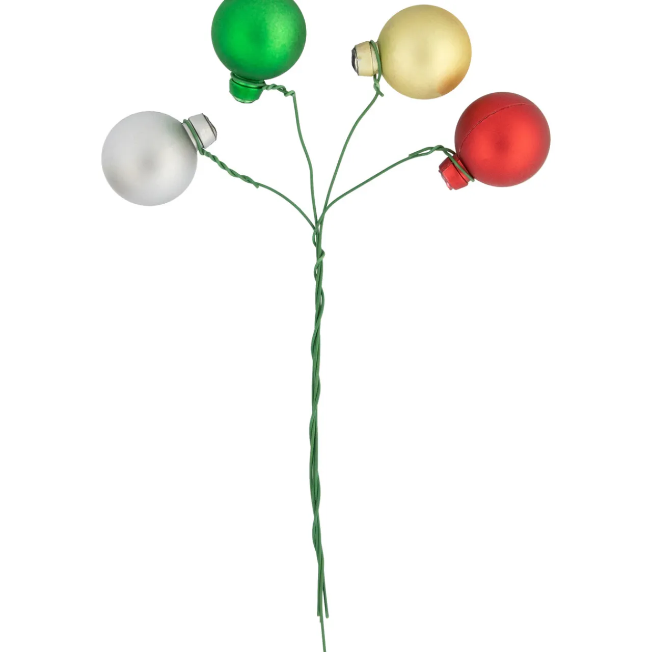 Best 6.75" Traditional Colors Shatterproof Ball Ornament Christmas Pick Sprays, Picks & Branches