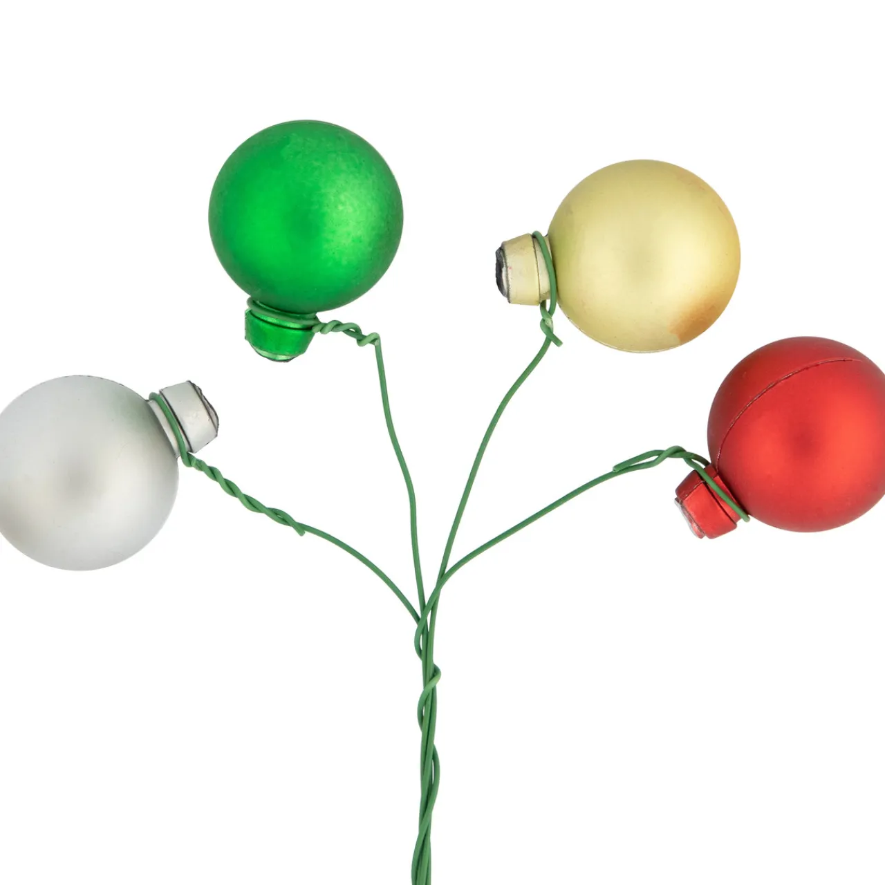 Best 6.75" Traditional Colors Shatterproof Ball Ornament Christmas Pick Sprays, Picks & Branches