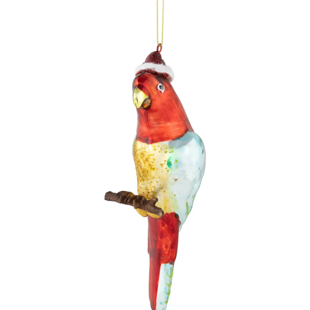 New 6.5" Tropical Bird Glass Christmas Ornament Animals