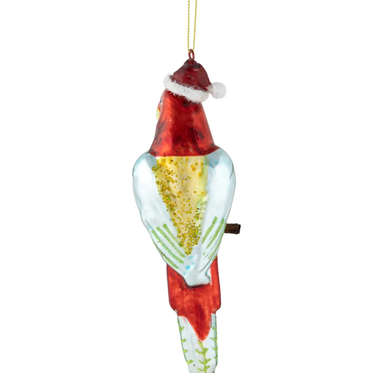 New 6.5" Tropical Bird Glass Christmas Ornament Animals