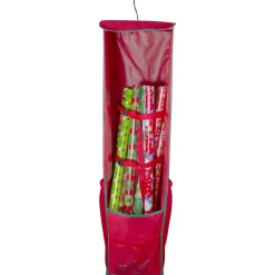 36” VerticalHanging Christmas Decoration Organizer Storage Bag - 36" - Red and Green Storage