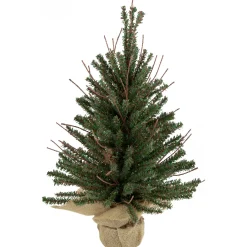 Online 18" Warsaw Twig Artificial Christmas Tree in Burlap Base - Unlit Twig & Birch