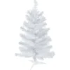 Online 24" White Balsam Pine Mini Artificial Christmas Tree - Unlit Colorful
